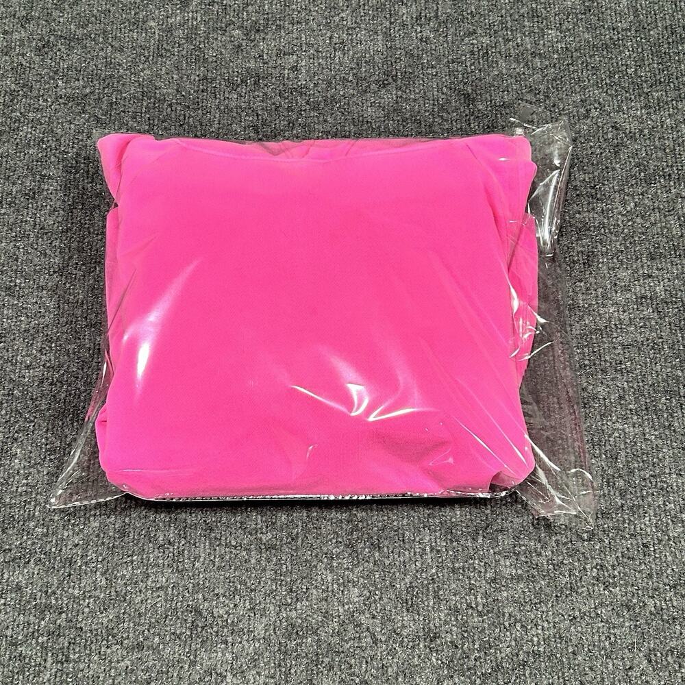 GAP Women's Fleece Hoodie Size M Neon Standout Pink Pullover Sweatshirt Active - Picture 13 of 13
